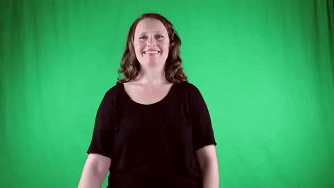 Sign for ABOVE in ASL