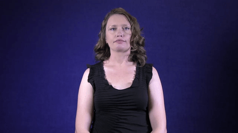 Sign for AFRAID in ASL