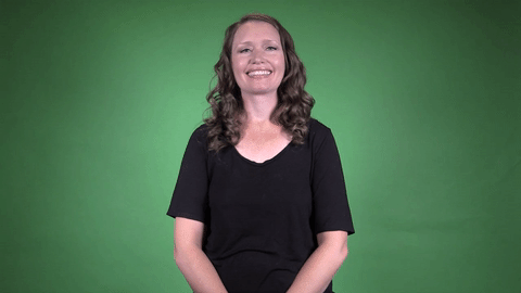Sign for APPLE in ASL
