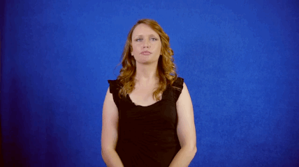Sign for AVOID THE DRAFT in ASL