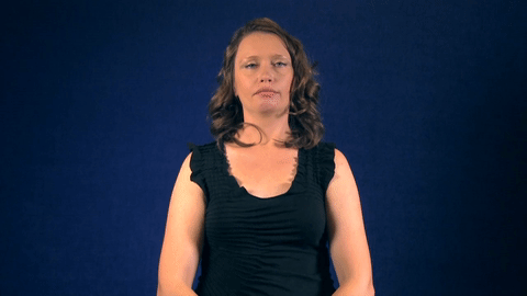 ASL sign for 6 AM