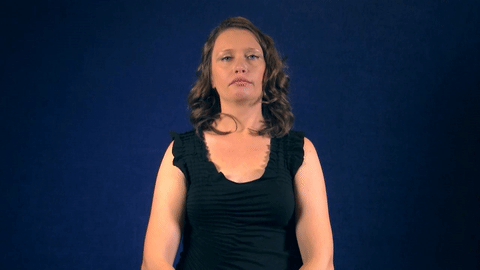 ASL sign for 6 PM