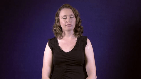 Sign for BALD in ASL