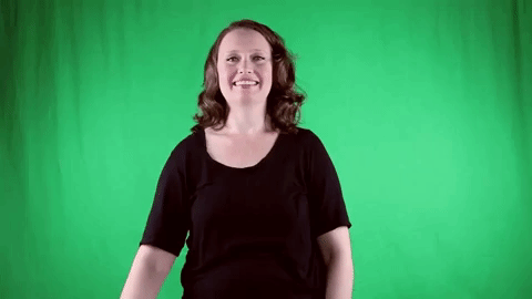 Sign for BALLOON in ASL