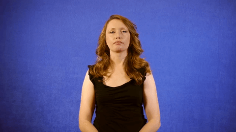 Sign for BE-GONE in ASL
