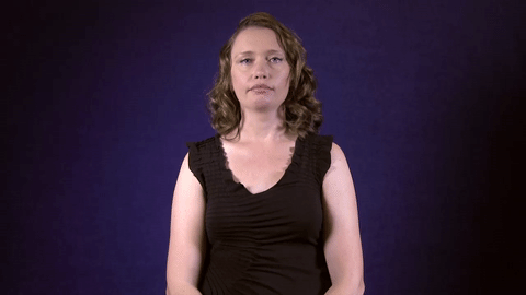 Sign for BEAT in ASL
