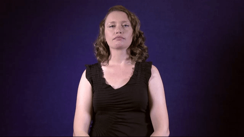 Sign for BEER BELLY in ASL