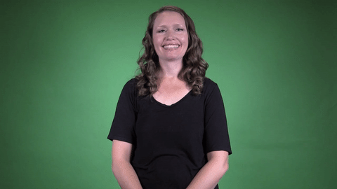 Sign for BLUE in ASL