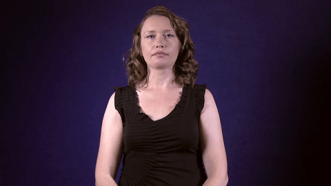 Sign for BLUEBERRY in ASL