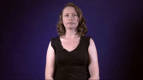 Sign for BOW in ASL