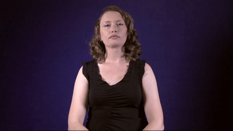 Sign for BUFF in ASL