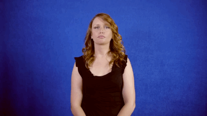 Sign for BUY SCHOOL SUPPLIES in ASL