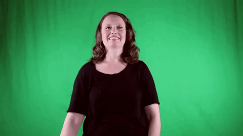 Sign for CHARACTERS WRITTEN LANGUAGE in ASL