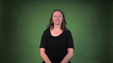 Sign for CHECKMARK in ASL
