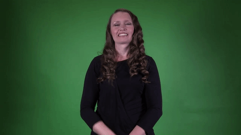 Sign for CIRCLE (ADDRESS) in ASL
