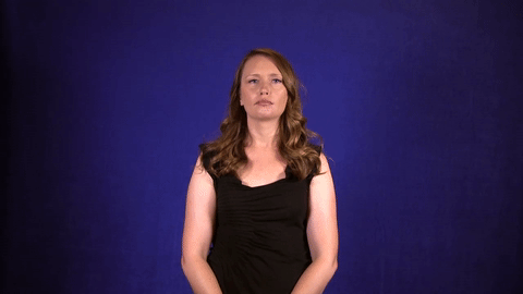 Sign for CONFIDENT in ASL