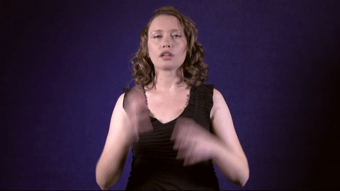 Sign for CURLY HAIR in ASL