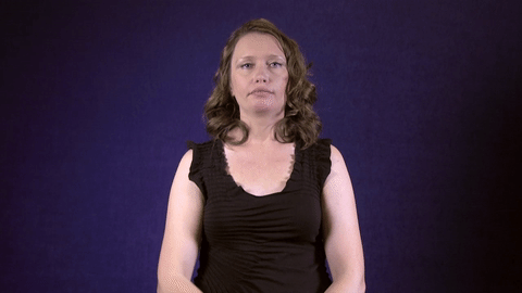 ASL sign for disagree — animated demonstration