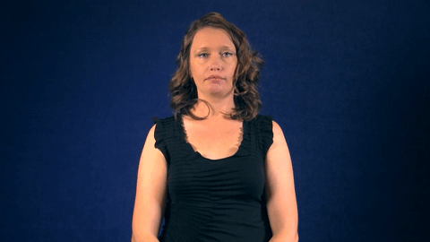 ASL sign for discuss — animated demonstration