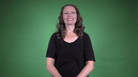 ASL sign for dress — animated demonstration