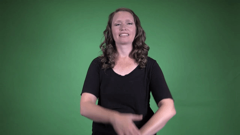 ASL sign for english — animated demonstration