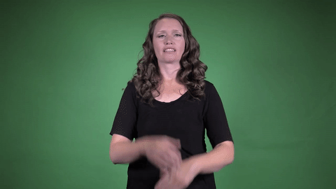 ASL sign for enter — animated demonstration