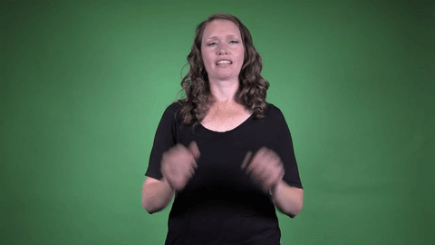 ASL sign for exercise — animated demonstration