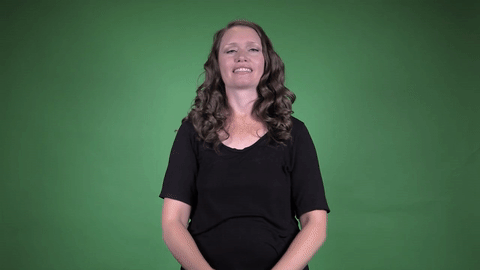 ASL sign for exit — animated demonstration