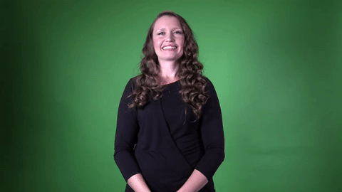 fingerspelled letter H | ASL dictionary H