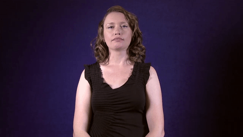 ASL sign for hot — animated demonstration