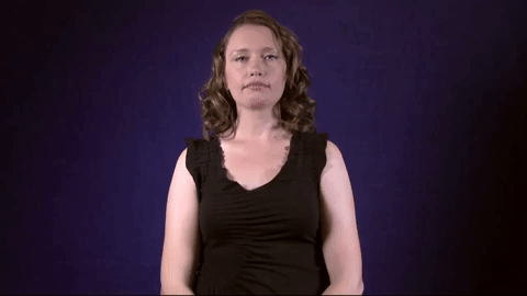 ASL sign for long hair — animated demonstration