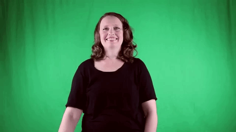 ASL sign for myself — animated demonstration