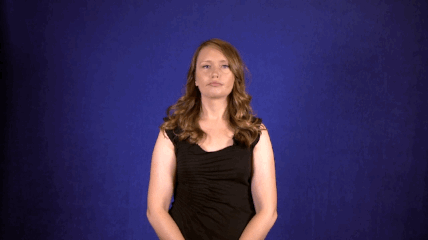 ASL sign for person (primary form) — animated demonstration