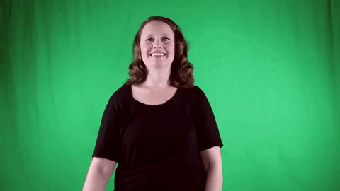 ASL sign for wait — animated demonstration