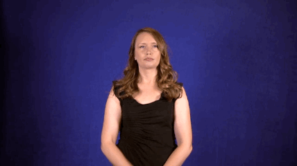 ASL sign for wet — animated demonstration