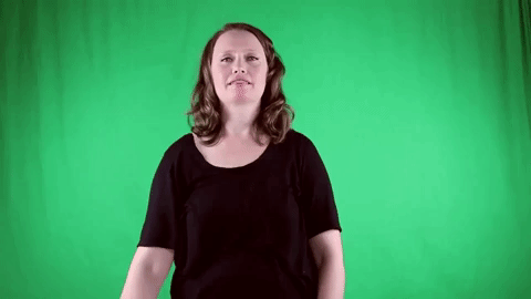 ASL sign for wonder — animated demonstration