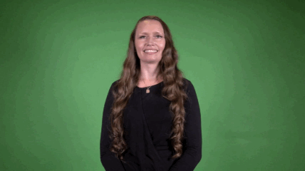Sign for BLOOD CLOT in ASL