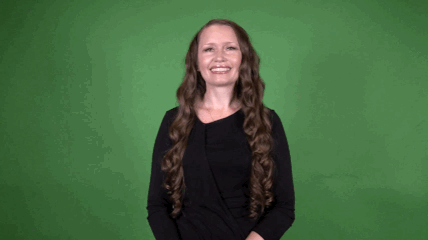 Sign for DE- in ASL