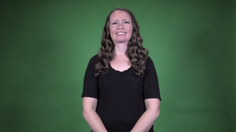 ASL sign for go — animated demonstration