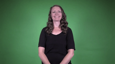ASL sign for morning — animated demonstration