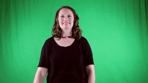 ASL sign for napkin — animated demonstration