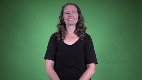 ASL sign for none — animated demonstration