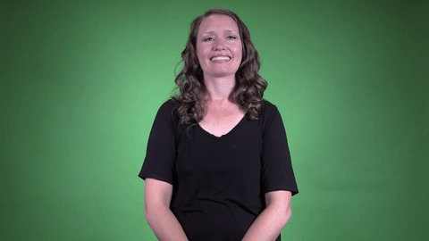 Sign for BOOK OPEN in ASL