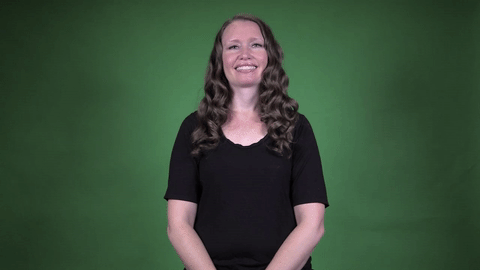 ASL sign for open — animated demonstration