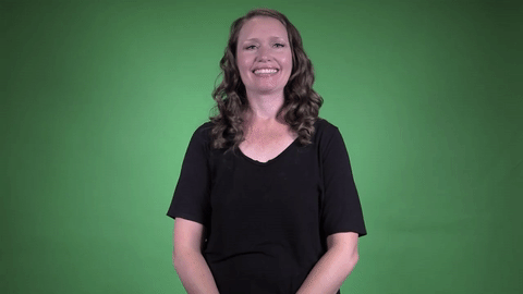 ASL sign for pants — animated demonstration