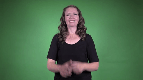ASL sign for run — animated demonstration