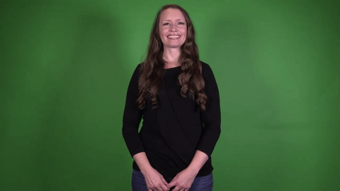 ASL sign for skirt — animated demonstration