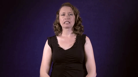 ASL sign for sorry — animated demonstration