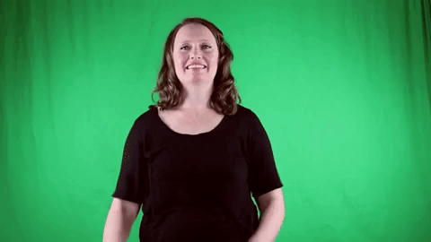 ASL sign for test — animated demonstration