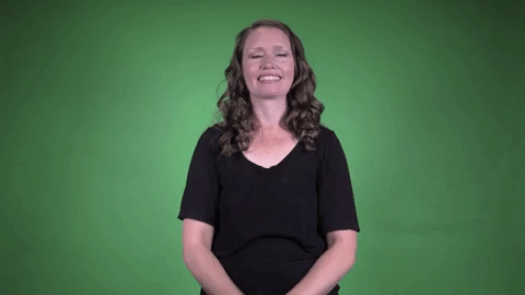 ASL sign for texting — animated demonstration